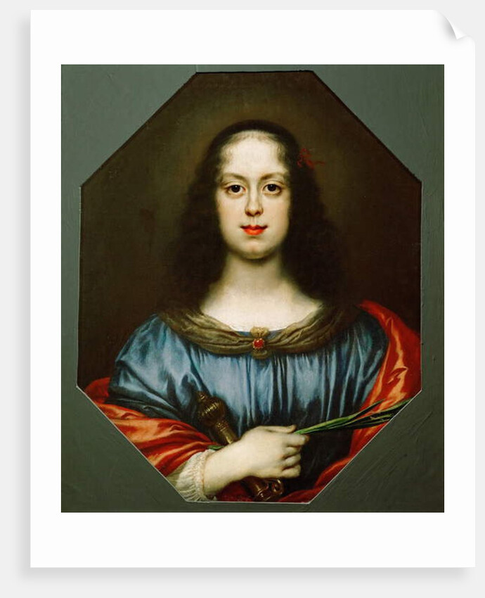 Portrait of Vittoria della Rovere as Saint Catherine, c.1640 by Carlo Dolci