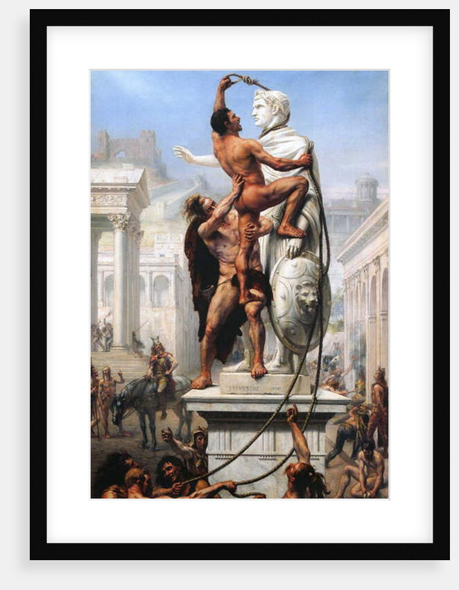 The Sack of Rome by Visigoths in 410, 1890 by Joseph-Noel Sylvestre
