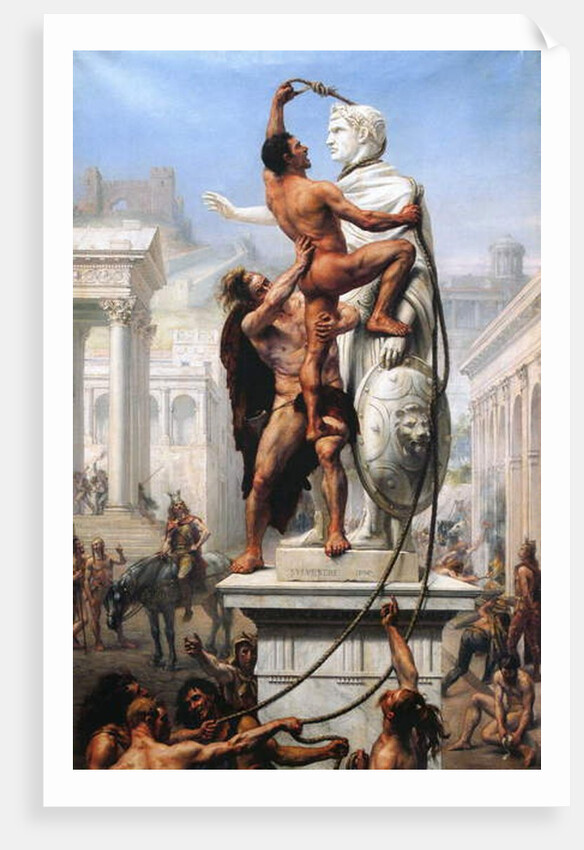 The Sack of Rome by Visigoths in 410, 1890 by Joseph-Noel Sylvestre