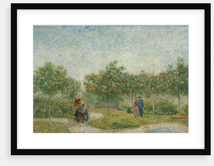 Courting couples in the Voyer d'Argenson Park in Asnières, 1887 by Vincent van Gogh
