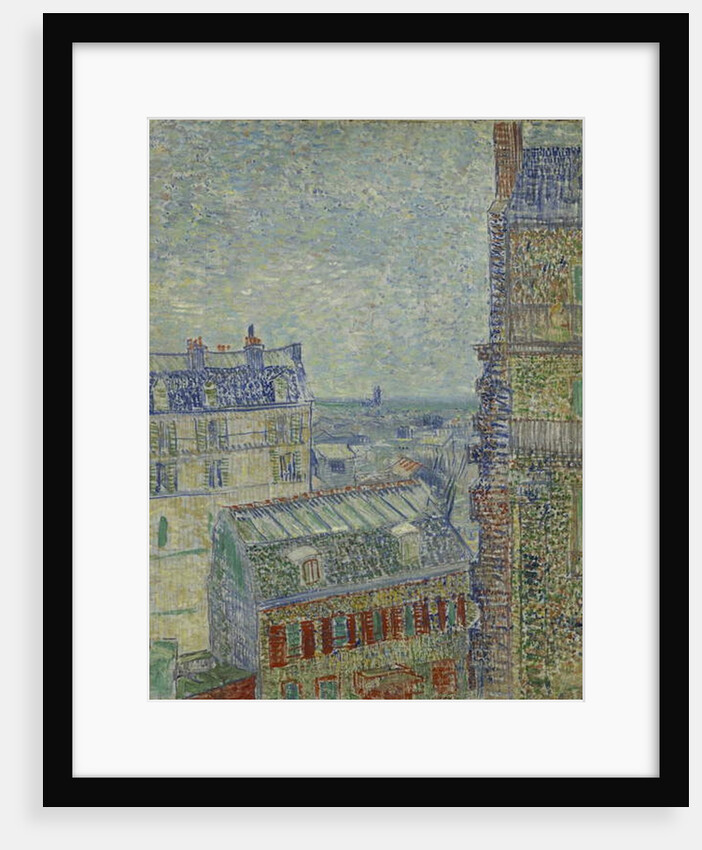 View of Paris from Theo's apartment in the rue Lepic, 1887 by Vincent van Gogh