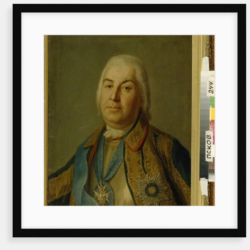 Portrait of Count Pyotr Semyonovich Saltykov, 1760 by Pietro Antonio Rotari
