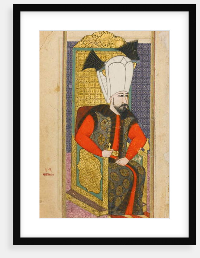 Portrait of Mehmed IV, Sultan of the Ottoman Empire, 1648 by Ottoman School