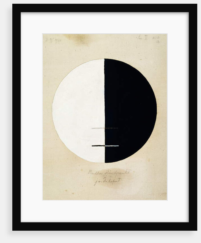Buddha's Standpoint in the Earthly Life, No. 3a, 1920 by Hilma af Klint