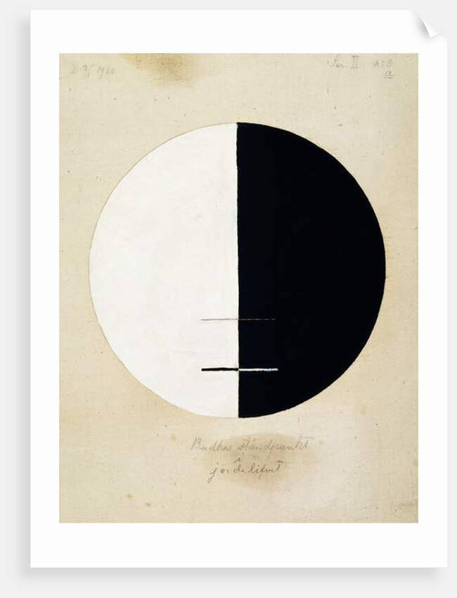 Buddha's Standpoint in the Earthly Life, No. 3a, 1920 by Hilma af Klint
