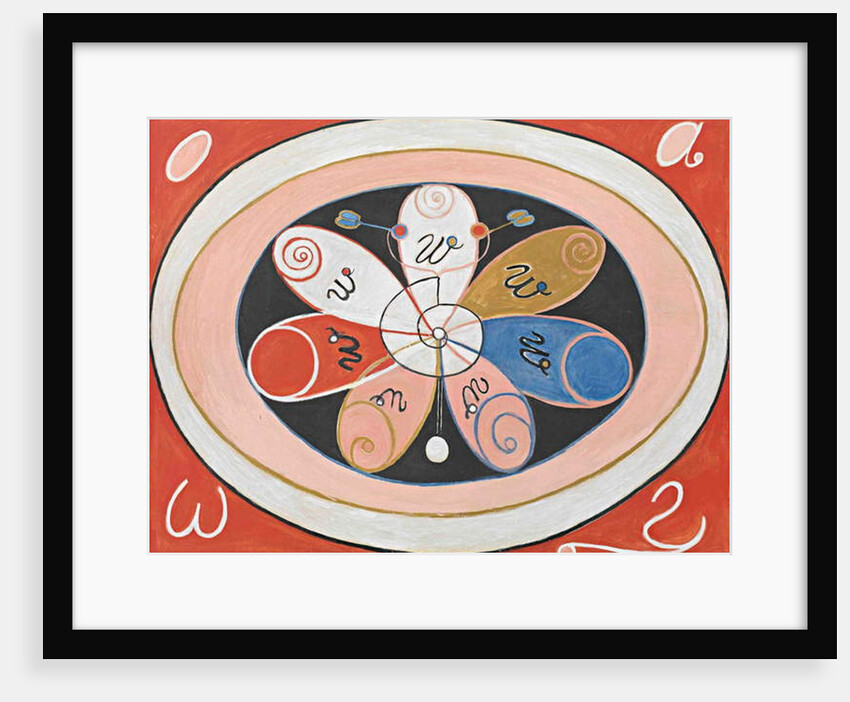Evolution, No. 15, Group IV, The Seven-pointed Stars, 1908 by Hilma af Klint