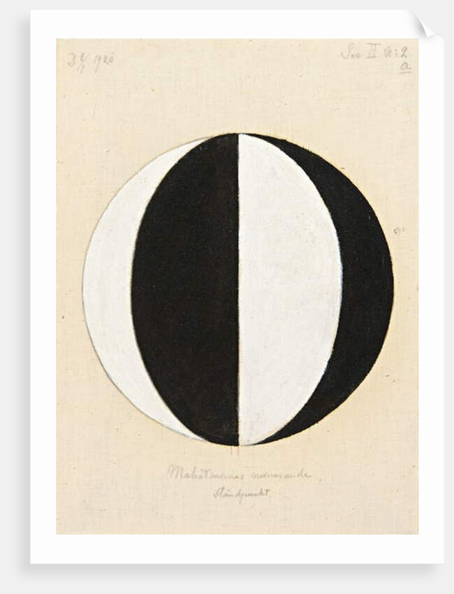 The Current Standpoint of the Mahatmas, 1920 by Hilma af Klint