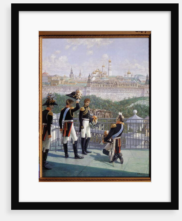 Frederick William III of Prussia thanking 'Moscow' for the Rescue of his Empire, 1896 by Nikolai Sergeyevich Matveyev