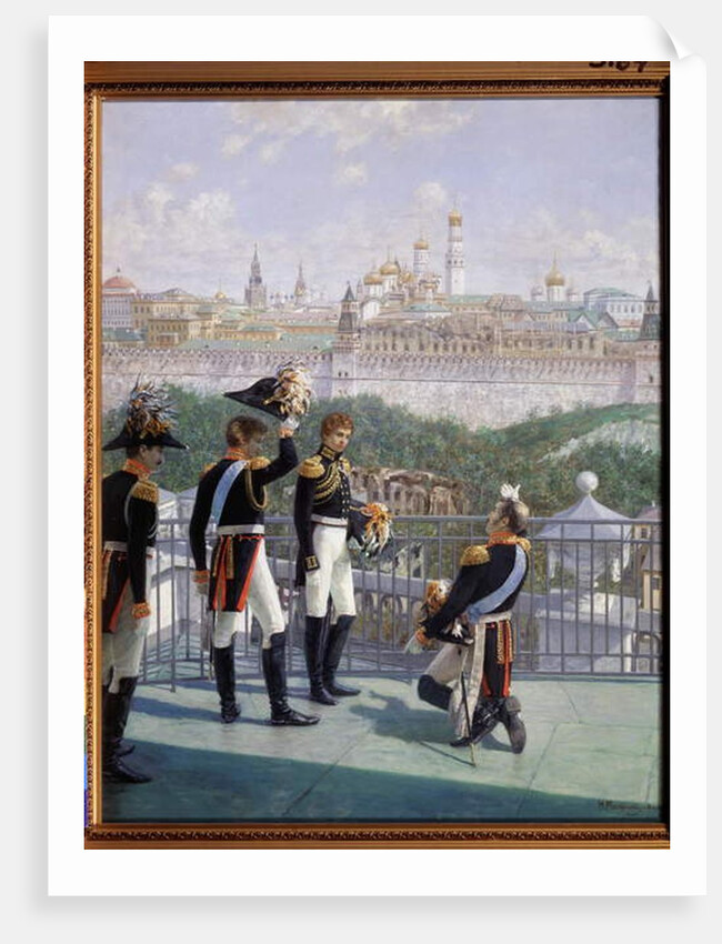 Frederick William III of Prussia thanking 'Moscow' for the Rescue of his Empire, 1896 by Nikolai Sergeyevich Matveyev