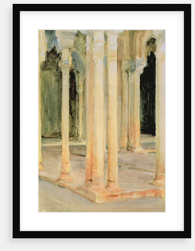 Court of the Lions, c.1912 by John Singer Sargent