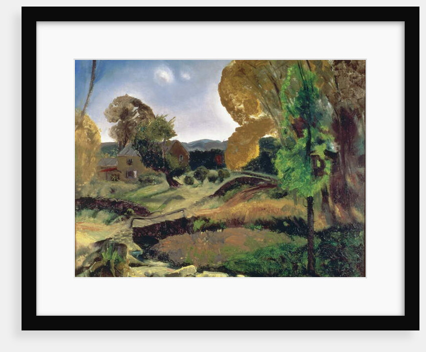 Little Bridge, Woodstock, 1920 by George Wesley Bellows