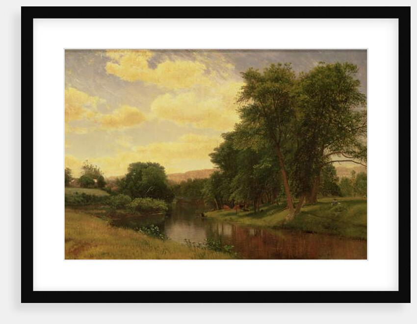 New England Landscape by Aaron Draper Shattuck