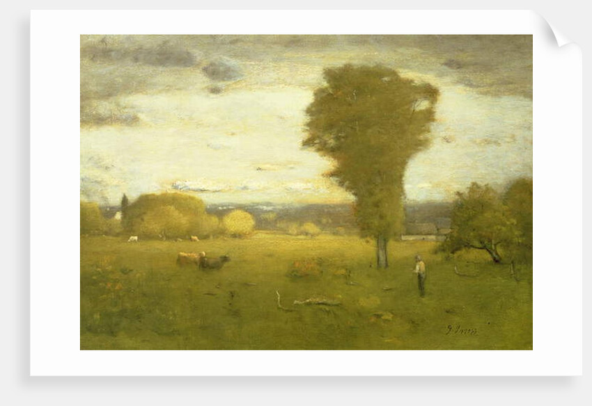 Sunlit Pasture by George Snr. Inness
