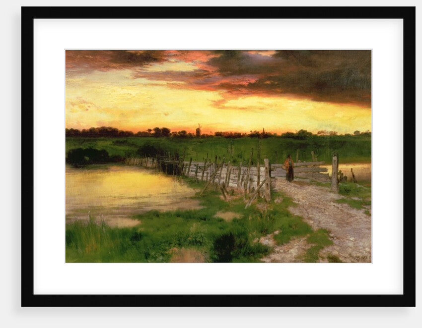 The Old Bridge Over Hook Pond, 1907 by Thomas Moran