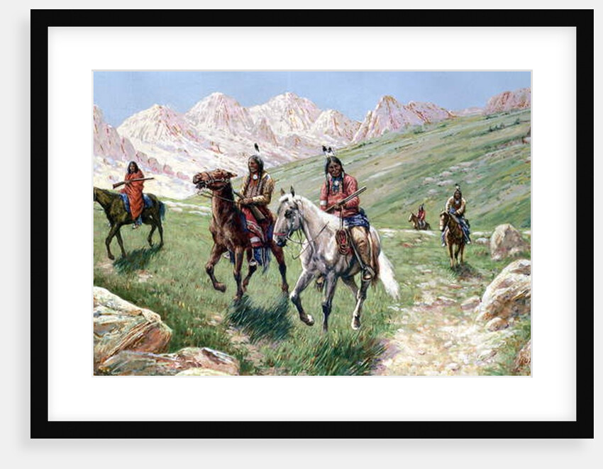 In the Cheyenne Country, 1896 by John Hauser