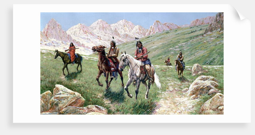 In the Cheyenne Country, 1896 by John Hauser