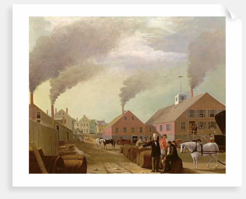 Leonard Oil Works by William Allen Wall