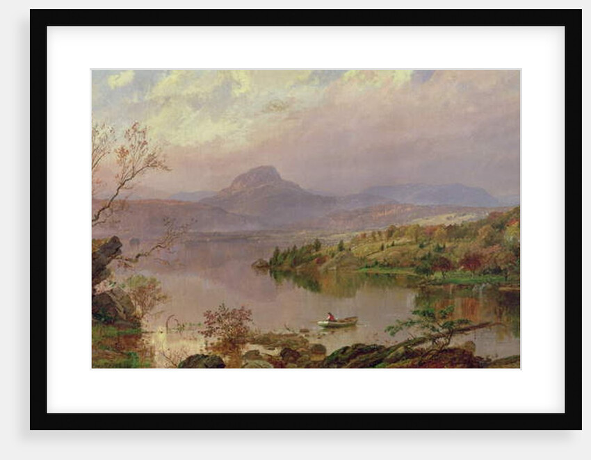Sugarloaf from Wickham Lake, 1876 by Jasper Francis Cropsey