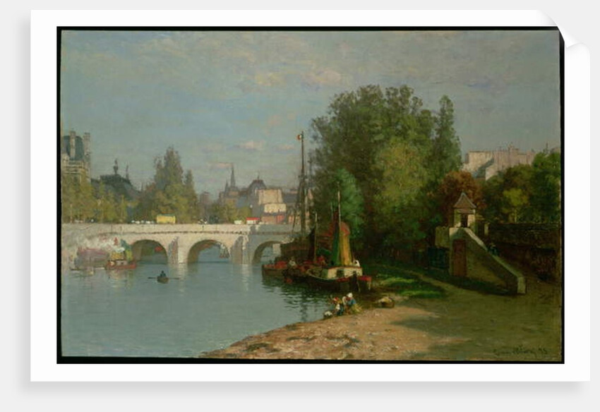 Pont du Carrousel, 1895 by John Joseph Enneking