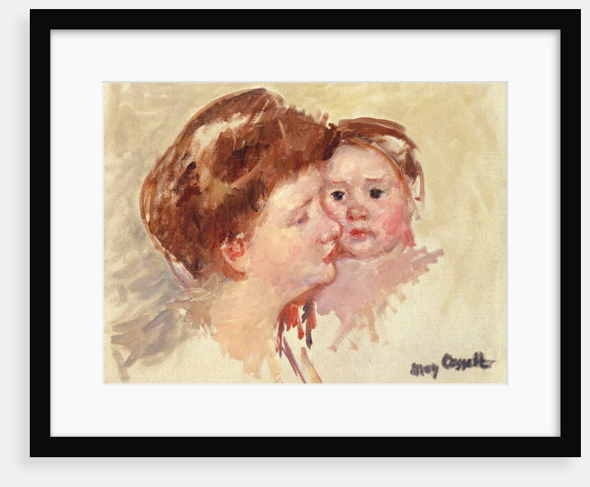 Mother in Profile with Baby Cheek to Cheek, c.1909 by Mary Stevenson Cassatt
