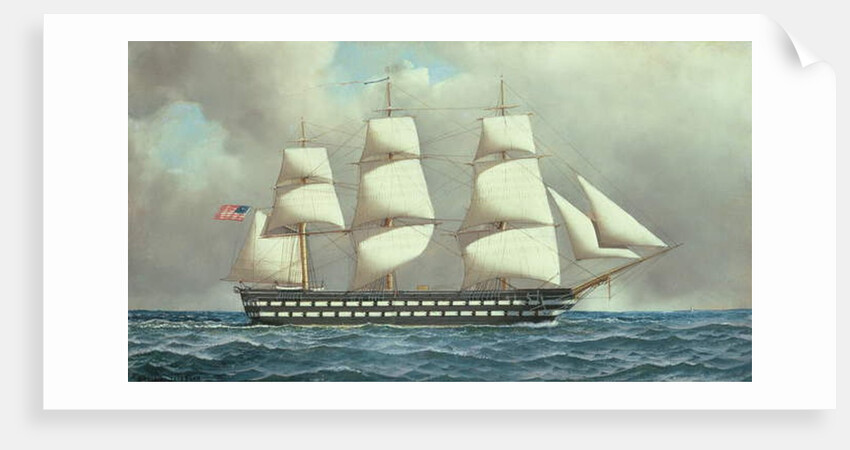 U.S. Ship of the Line, c.1916 by Antonio Jacobson