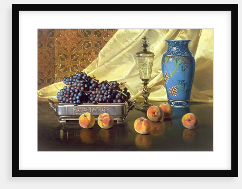 Still Life with Peaches, 1881 by Edward Chalmers Leavitt