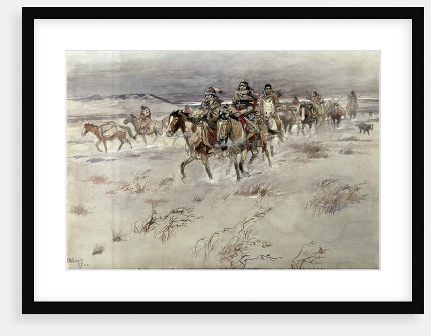 Crees Coming in to Trade by Charles Marion Russell