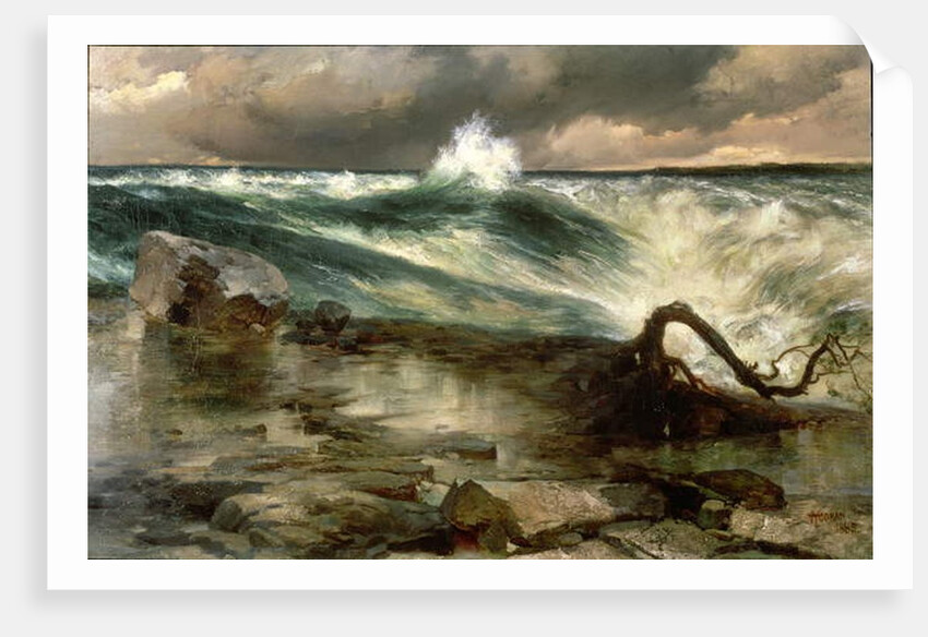 The Rapids Above Niagara by Thomas Moran