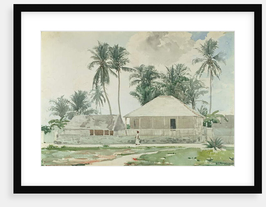 Cabins, Nassau, 1885 by Winslow Homer
