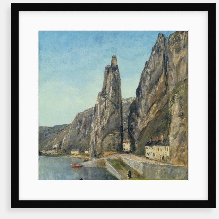 The Rock at Bayard, Dinant, Belgium, c.1856 by Gustave Courbet
