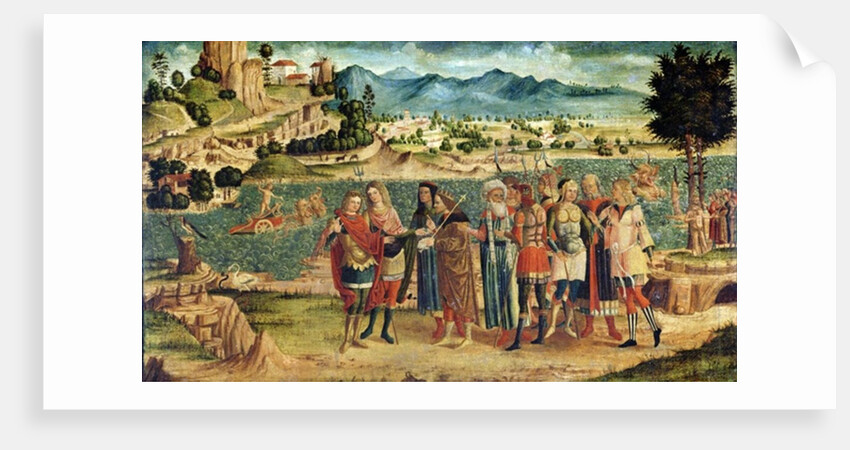 Laomedon Refuses Apollo and Poseidon Their Reward, c.1500 by Italian School