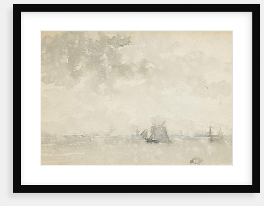 Grey and Silver - North Sea, c.1884 by James Abbott McNeill Whistler
