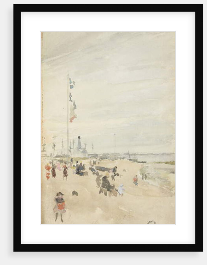 Grey and Pearl: Bank Holiday Banners, 1883-84 by James Abbott McNeill Whistler