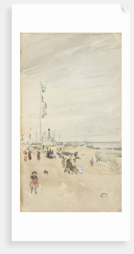 Grey and Pearl: Bank Holiday Banners, 1883-84 by James Abbott McNeill Whistler