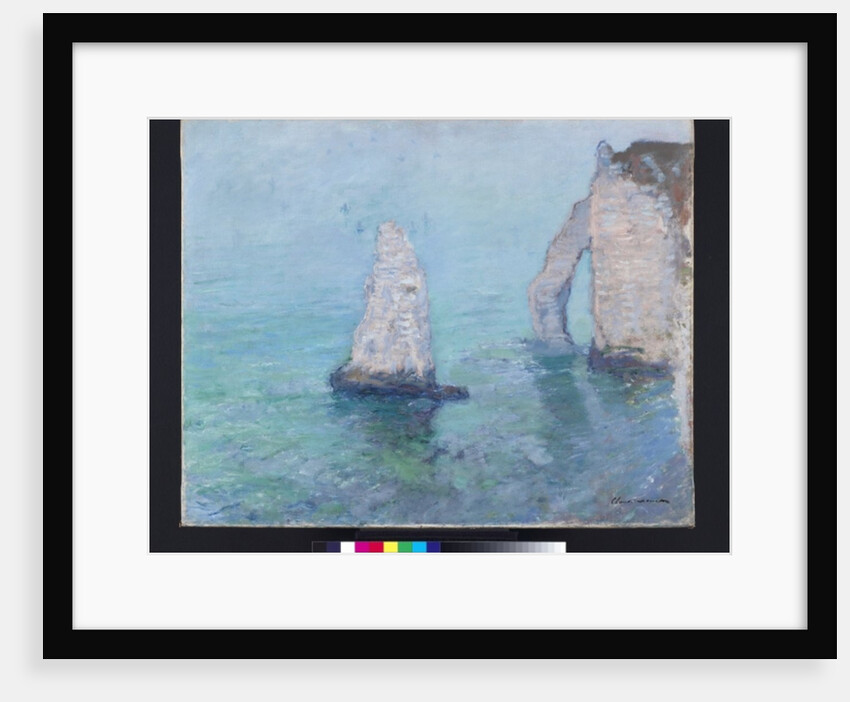 The Rock Needle and the Porte d'Aval, c.1885 by Claude Monet