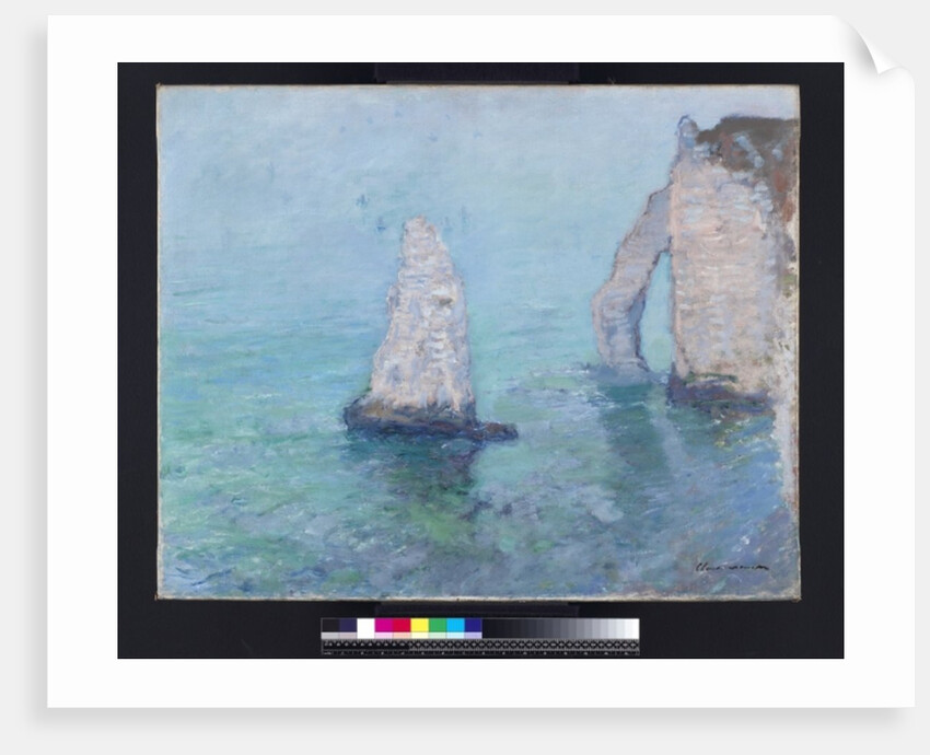 The Rock Needle and the Porte d'Aval, c.1885 by Claude Monet