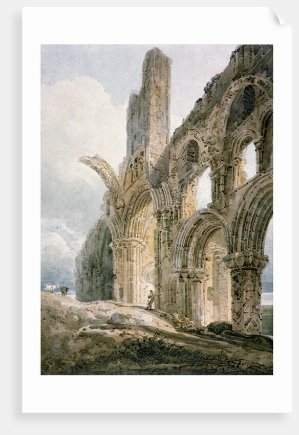 Lindisfarne Abbey, c.1797 by Thomas Girtin