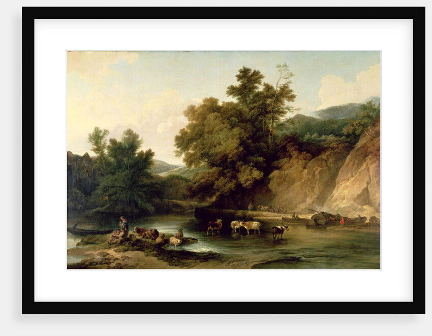 The River Wye at Tintern Abbey, 1805 by Philip James de (1740-1812) Loutherbourg