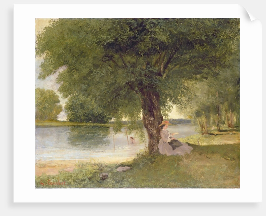 The Charente at Port-Bertaud, 1862 by Gustave Courbet