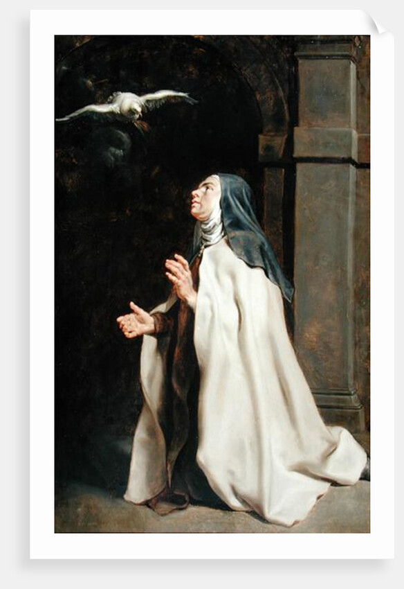 Teresa of Avila's Vision of a Dove, c.1614 by Peter Paul Rubens