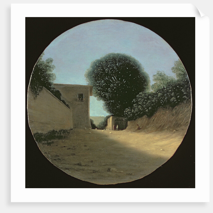 Country Road by a House by Goffredo Wals