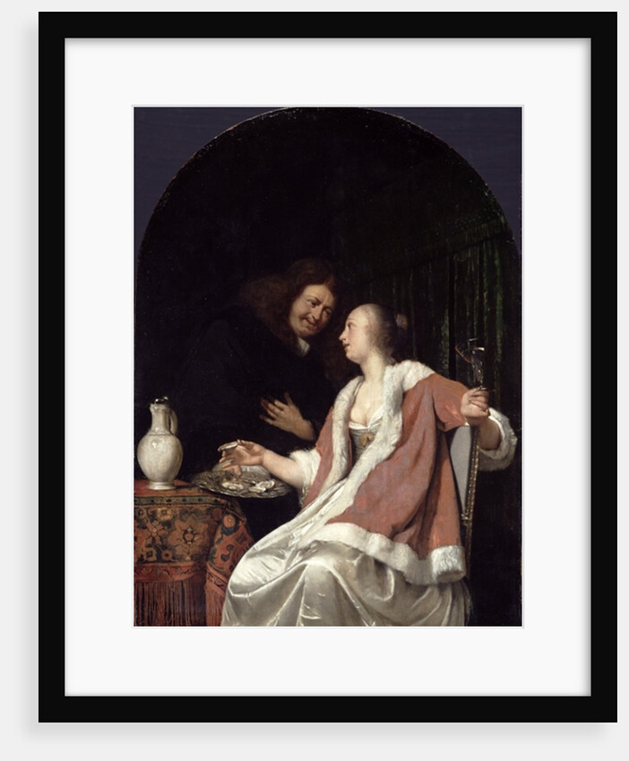 Dutch Courtship, 1675 by Frans van Mieris