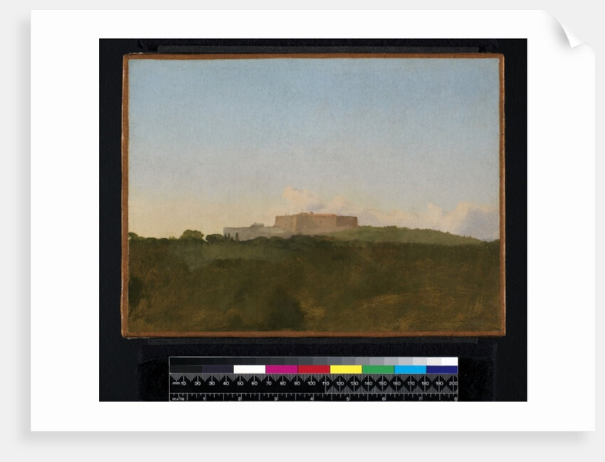 The Castel Sant'Elmo, Naples by Edgar Degas