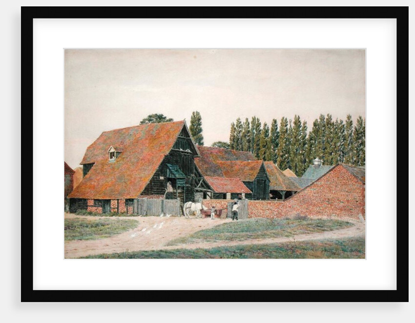 Farm Buildings, Dorchester, Oxfordshire by George Price Boyce