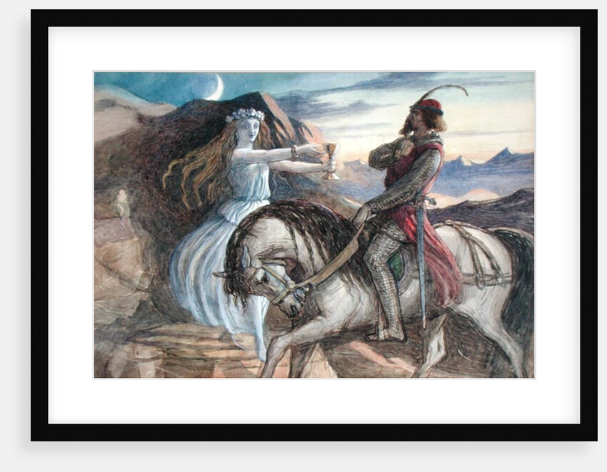 A Fairy and a Knight by Richard Doyle