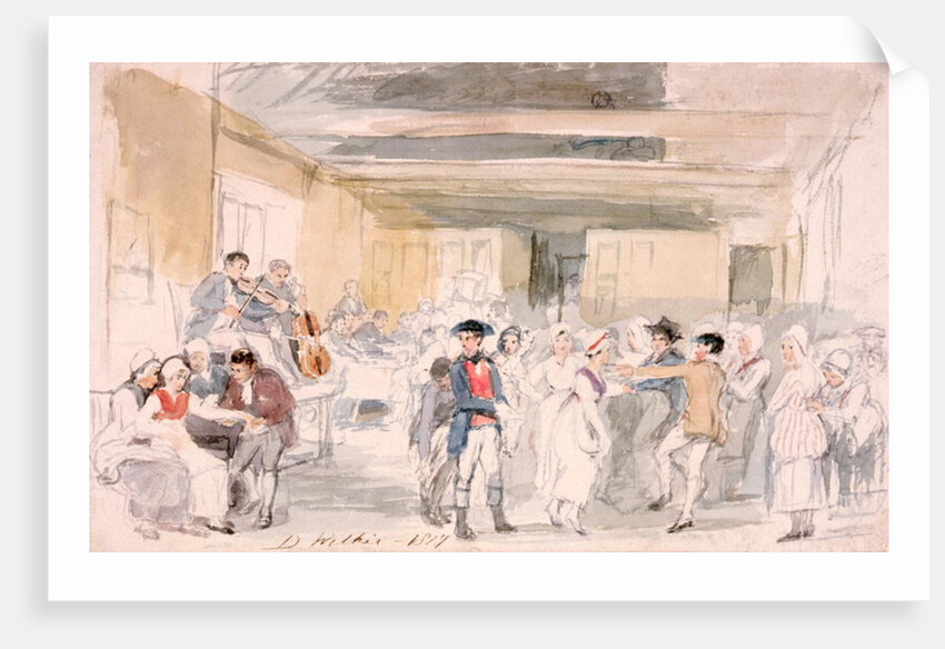 Study for 'Penny Wedding', 1817 by David Wilkie