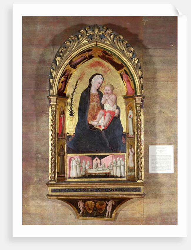 The Virgin of Humility with Angels and Saints, c.1440 by Paolo di Stefano Badaloni Schiavo