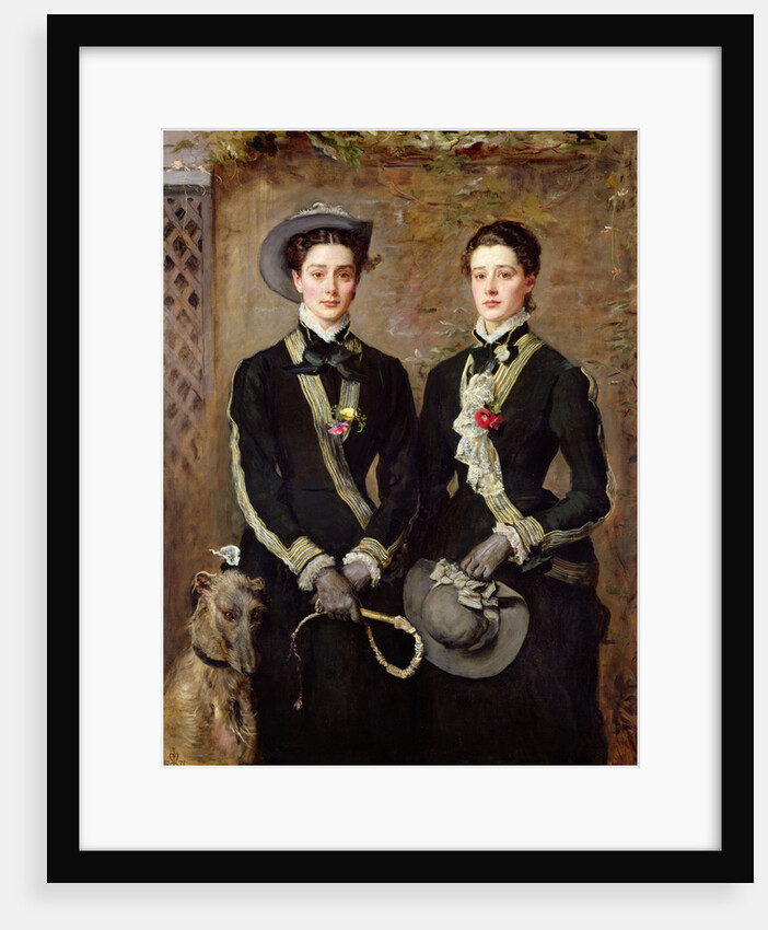 The Twins, Portrait of Kate Edith and Grace Maud Hoare, 1876 by John Everett Millais