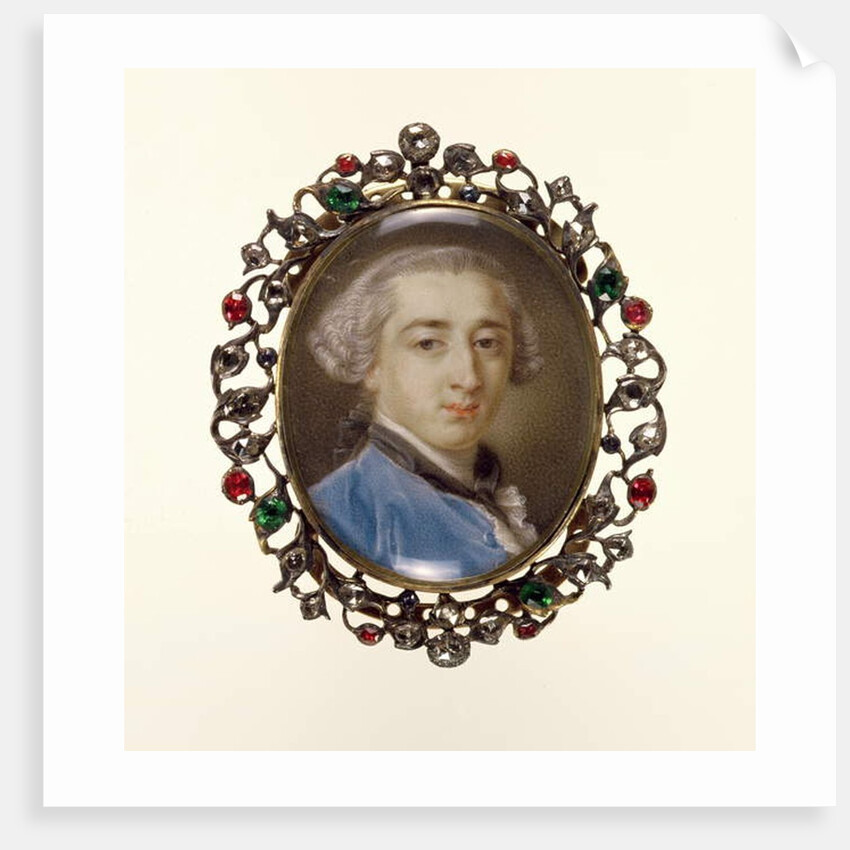 Portrait miniature of Richard Milles, c.1758 by Pompeo Girolamo Batoni