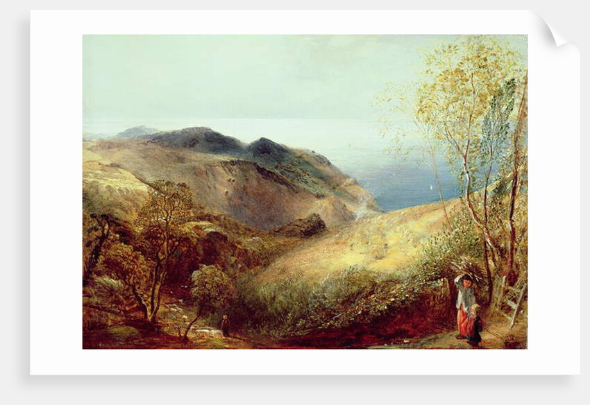 On Chalden Down, Dorset, c.1834-35 by Samuel Palmer